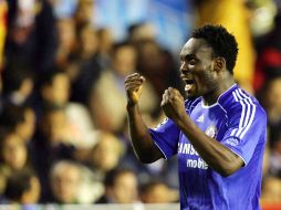 Michael Essien del Chelsea , durante juego de la Champions League. MEXSPORT  /