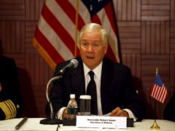 Robert Gates, secretario de Defensa de EU, habló del conflicto entre las Coreas durante su visita a Singapur. EFE  /