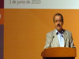 El funcionario habló sobre prevención al tomar protesta al nuevo presidente de la Sociedad Guanajuatense de Cardiología. NTX  /