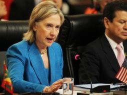 Hillary Clinton abogó por el retorno de Honduras a la OEA mientras el resto de los países cuestionaron la elección de Porfirio Lobo.EFE  /