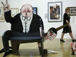 La exposición explora el arte humorístico desde 1600 hasta nuestros días. AP  /