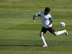 Carlos Vela de la Selección de México, durante un entrenamiento en Sudáfrica. AP  /
