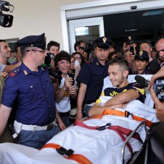 Valentino Rossi deja el hospital tras accidente