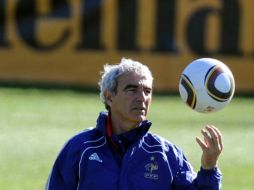 Raymond Domenech durante un entrenamiento de la Selección de Francia. AFP  /