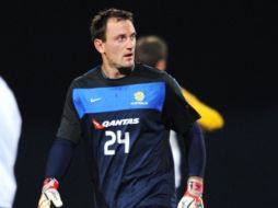 Eugene Galekovic reemplazó a Jones en el cuadro australiano. AFP  /