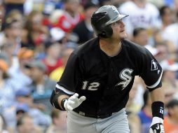 A.J. Pierzynski, receptor de Medias Blancas de Chicago, le bateó ayer cuatro imparables a los Cachorros. AP  /