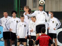 La Selección de Alemania tendrá que demostrar mañana ante Australia que sus seleccionados tambén pudieran llevarse el título. EFE  /