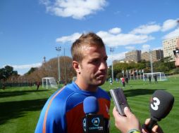 Rafael Van der Vaart tiene confianza en que Holanda mejore. E. LÓPEZ MOTA  /