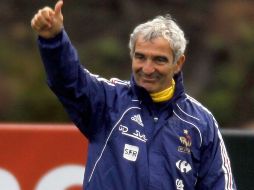 Raymond Domenech, entrenador de Francia. REUTERS  /
