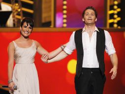Matthew Morrison y Lea Michele de la serie televisiva Glee. REUTERS  /