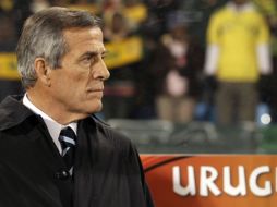 El seleccionador de Uruguay, Óscar Tabárez. AP  /