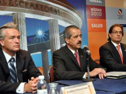 José Angel Córdova, Alfonso Petersen Farah y Eduardo Morales. NTX  /