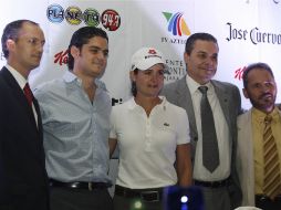 Lorena Ochoa estuvo presente en la presentación de la alianza entre las fundaciones. M. FREYRIA  /