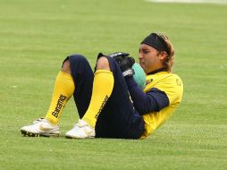 Armando Navarrete entrena arduamente en la pretemporada americanista. MEXSPORT  /