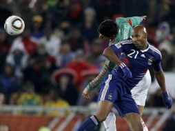 El delantero Nicolas Anelka, durante el pasado encuentro entre Francia y México. REUTERS  /
