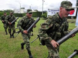 olombia se ha blindado con un gran dispositivo para garantizar la seguridad en los comicios. EFE  /