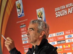 El entrenador de la selección de Francia, Raymond Domenech. EFE  /
