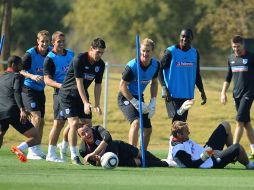 Jugadores ingleses cerraron su preparación con un entrenamiento ligero en Puerto Elizabeth. GETTY IMAGES SPORT  /