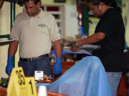 En el sitio se aseguró un total de 29 casquillos, así como ocho proyectiles deformados y 11 esquirlas. E. PACHECO  /