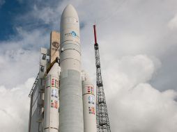 El cohete europeo Ariane no pudo realizar su despegue. AFP  /
