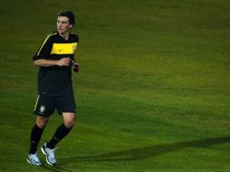 El jugador brasileño Elano, durante un entrenamiento. AFP  /