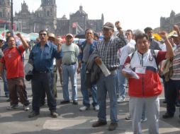 MDF00623113. Ex trabajadores de la extinta Luz y Fuerza del Centro, se manifiestan frente a la SCJN. NTX  /