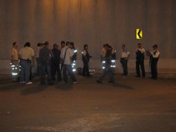 Cuerpo mutilado encontrado en túnel de López Mateos el pasado lunes. O. RUVALCABA  /