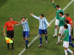 Argentina eliminó a México 3-1. AFP  /