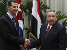 Castro y Assad manifestaron su preocupación por la tensa situación que prevalece en Medio Oriente. REUTERS  /