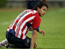 Omar Arellano pudo hacer poco para la causa del Guadalajara, que se vio inofensivo ante el Veracruz. MEXSPORT  /