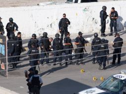 Más de cinco mil elementos de la Policía Federal mantienen vigilancia en Ciudad Juárez apoyados por el Ejército. EFE  /