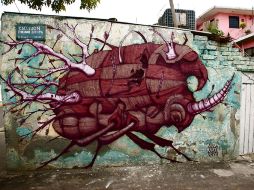 De magnífica trayectoria entre los exponentes del graffiti contemporáneo, Saner+Sego  Ovbal. ESPECIAL  /