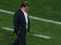El seleccionador de Paraguay, Gerardo Martino, al finalizar el partido ante España. AFP  /