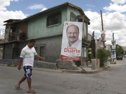 César Duarte candidato del PRI en Chihuahua. AFP  /