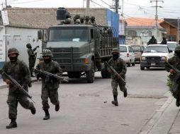 En las calles principales de la ciudad hay retenes. ESPECIAL  /