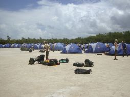 La expedición de la Ruta Quetzal BBVA se adentró en la reserva natural de Río Lagartos. EFE  /