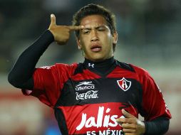 El delantero de Rojinegros del Atlas, Hebert Alférez. MEXSPORT  /