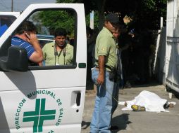 En el lugar no se aseguran cascasos de bala. M . PATIÑO  /