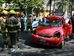 En los primeros seis meses de 2010 se registraron 21 mil 875 accidentes automovilísticos en la metrópoli. ARCHIVO  /