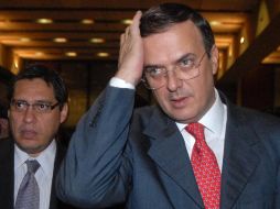 Ebrard Casaubon dijo que el acuerdo de tener una sola candidatura sigue vigente. NTX  /