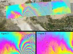 En últimos meses se han registrado fuertes sismos, Un radar aéreo de la NASA (foto) muestra daños provocados por un de ellos. EFE  /