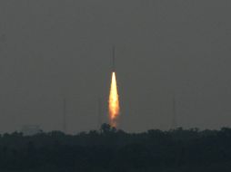 Imagen de la nave al momento de su lanzamiento. EFE  /