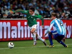 Pablo Barrera durante su participación con la Selección mexicana. MEXSPORT  /