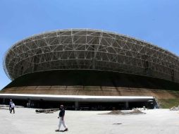 El lugar donde se construye el denominado Estadio Chivas en Periférico Poniente. ARCHIVO  /