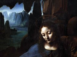 La pintura restaurada, 'La virgen de las rocas' data de entre 1491 y 1508. REUTERS  /