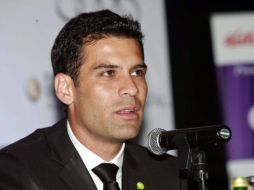 Rafael Márquez durante el evento de gala de campeones en Guadalajara. E. PACHECO  /