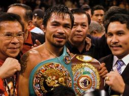 Pacquiao le ganó a Cotto en pelea por el Título Mundial de peso Welter de la Organizacion Mundial de Boxeo. JAMMEDIA  /