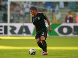 El defensa mexicano Carlos Salcido, durante su participacón con la Selección de México. JAMMEDIA  /