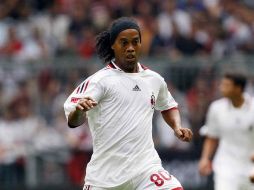 El brasileno Ronaldinho del Inter de Milán. MEXSPORT  /