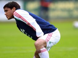 Jonathan dos Santos realizó su primer entrenamiento con el Barcelona. MEXSPORT  /